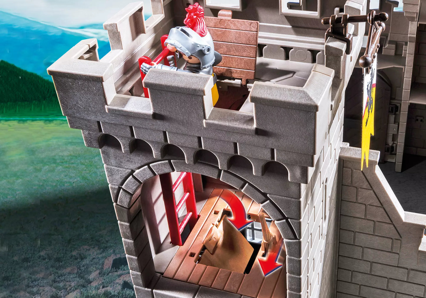 Playmobil 9240 Knights Löwenritter-Festung - plegobil