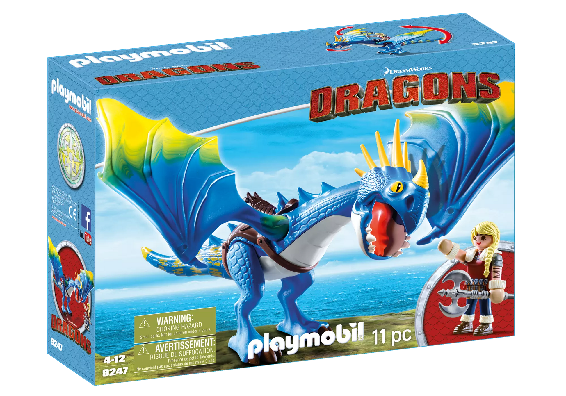 Playmobil 9247 Dragons Astrid und Sturmpfeil - plegobil