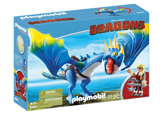 Playmobil 9247 Dragons Astrid und Sturmpfeil - plegobil
