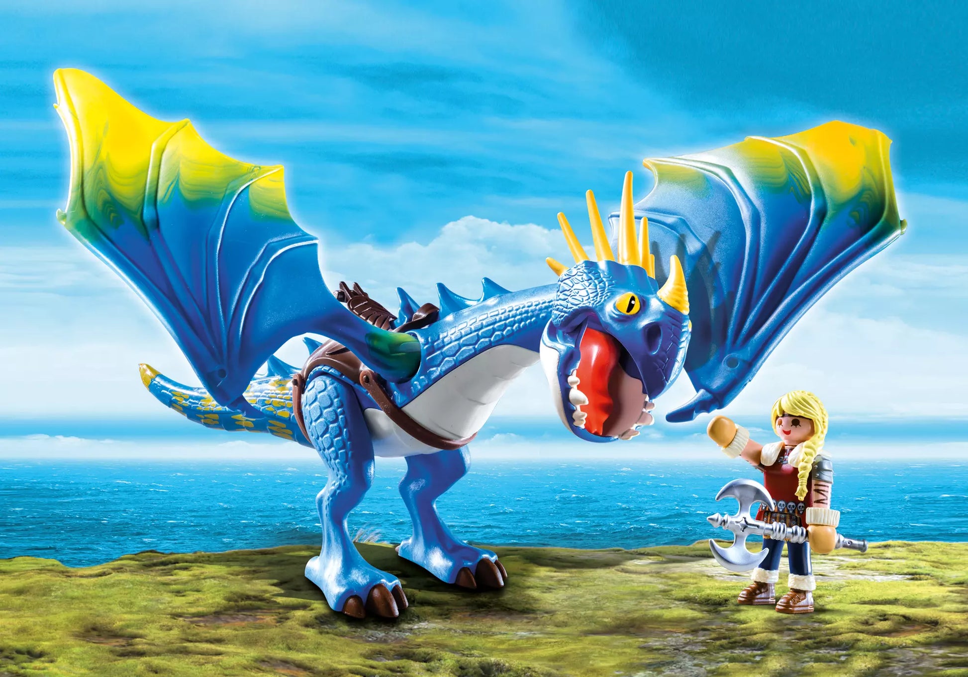 Playmobil 9247 Dragons Astrid und Sturmpfeil - plegobil