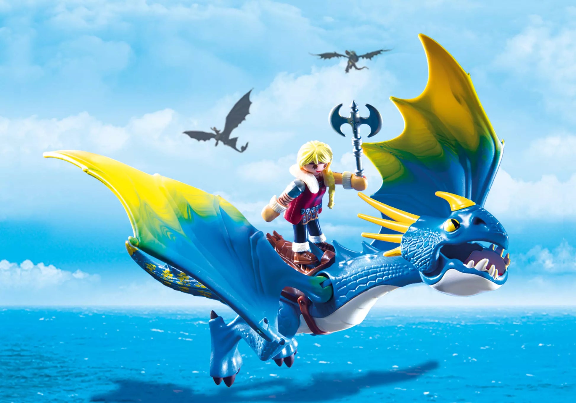 Playmobil 9247 Dragons Astrid und Sturmpfeil - plegobil