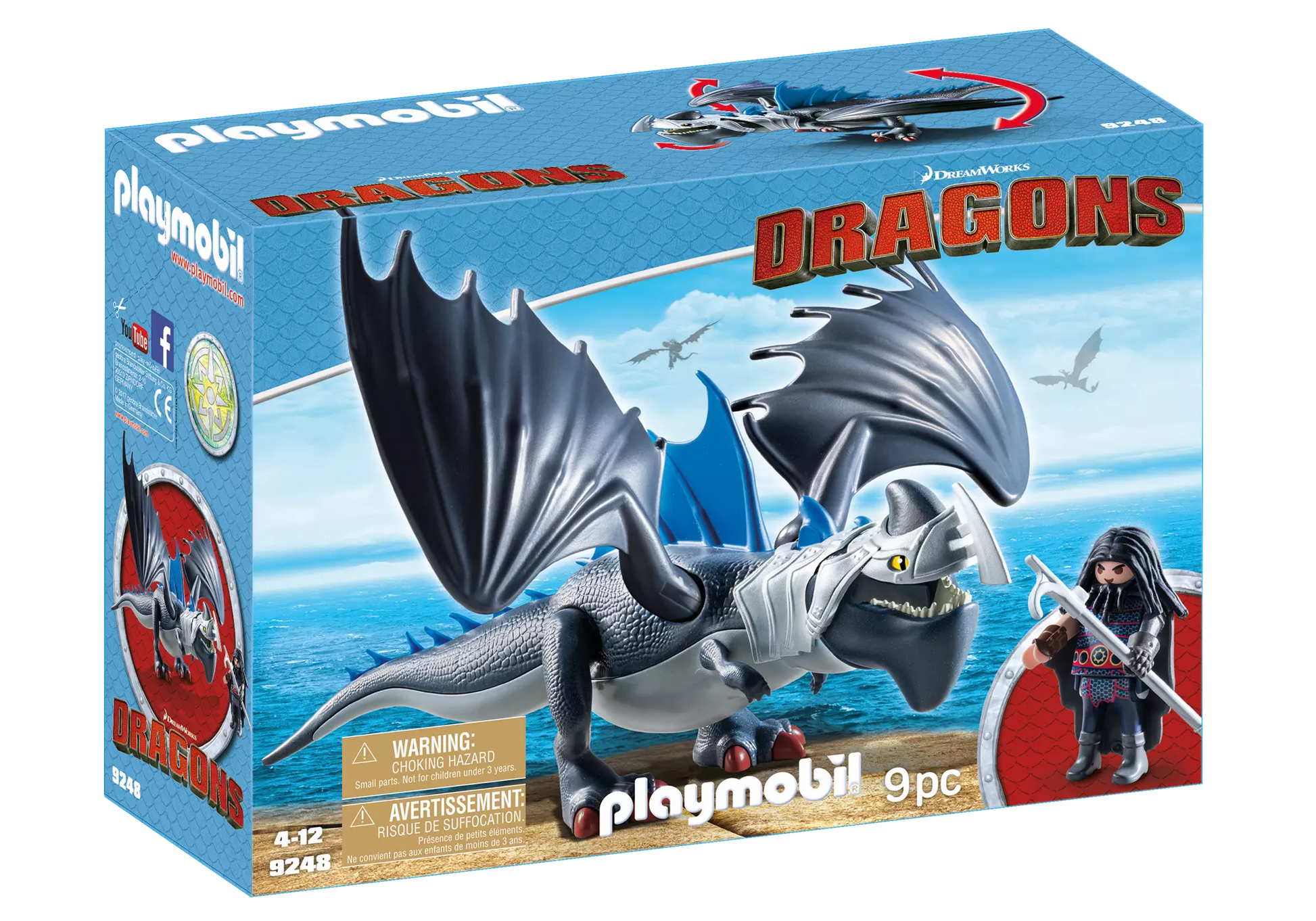 Playmobil 9248 Dragons Drago mit Donnerklaue - plegobil