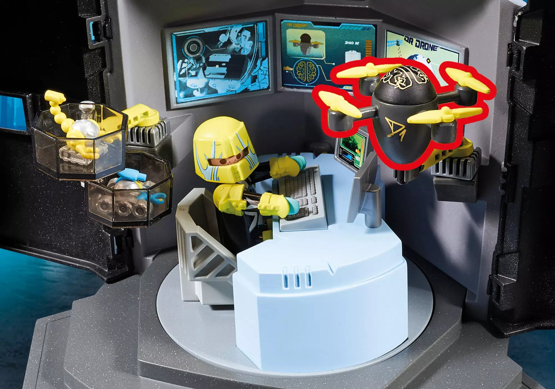 Playmobil 9250 Top Agents Dr. Drones Commando Center - plegobil