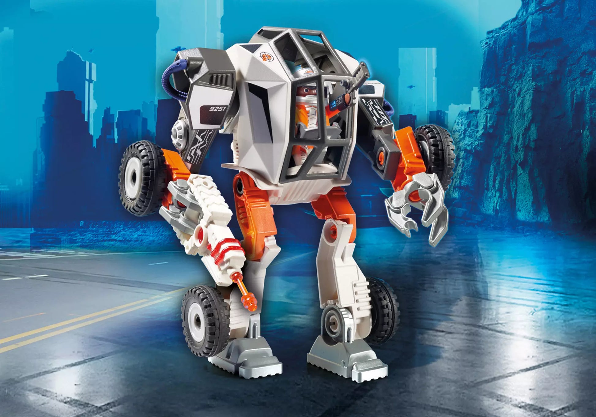 Playmobil 9251 Top Agents Agent T.E.C. Mech - plegobil