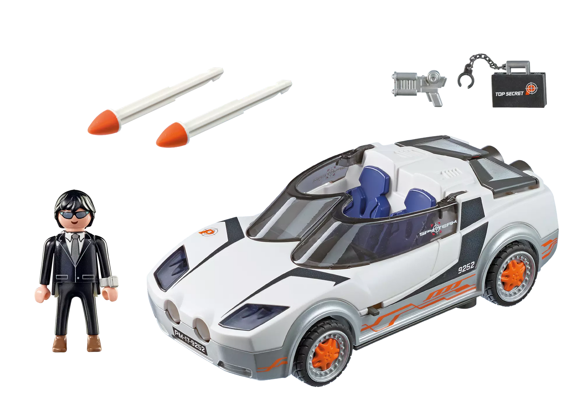 Playmobil 9252 Top Agents Agent Ps Spy Racer - plegobil