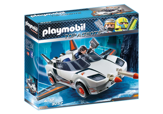 Playmobil 9252 Top Agents Agent Ps Spy Racer - plegobil