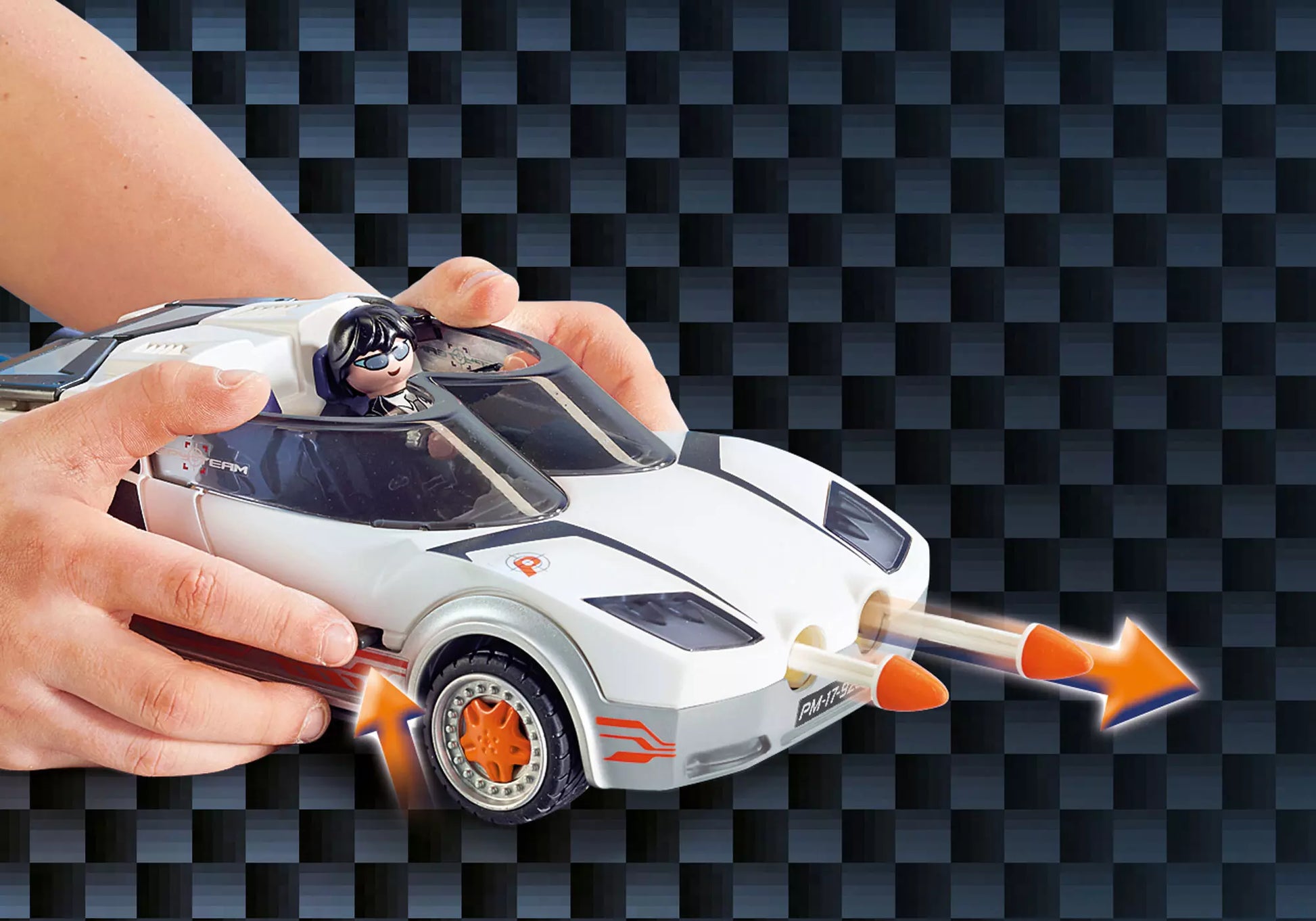 Playmobil 9252 Top Agents Agent Ps Spy Racer - plegobil
