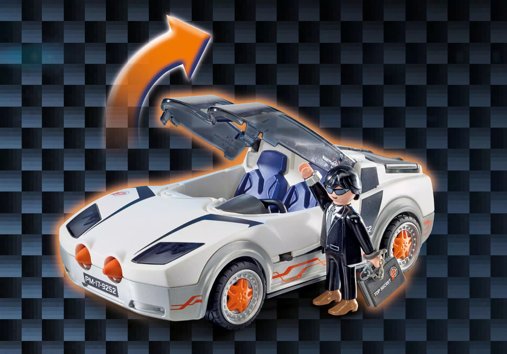 Playmobil 9252 Top Agents Agent Ps Spy Racer - plegobil