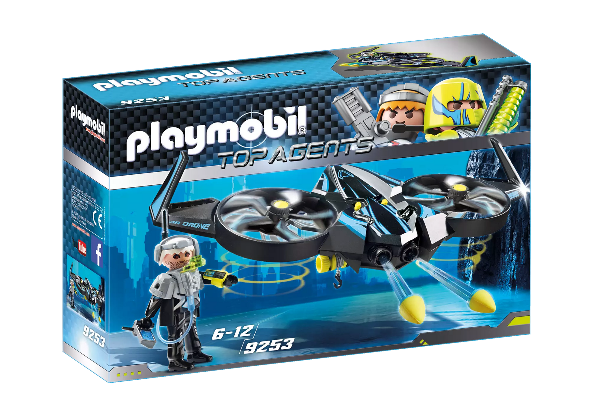 Playmobil 9253 Top Agents Mega Drone - plegobil