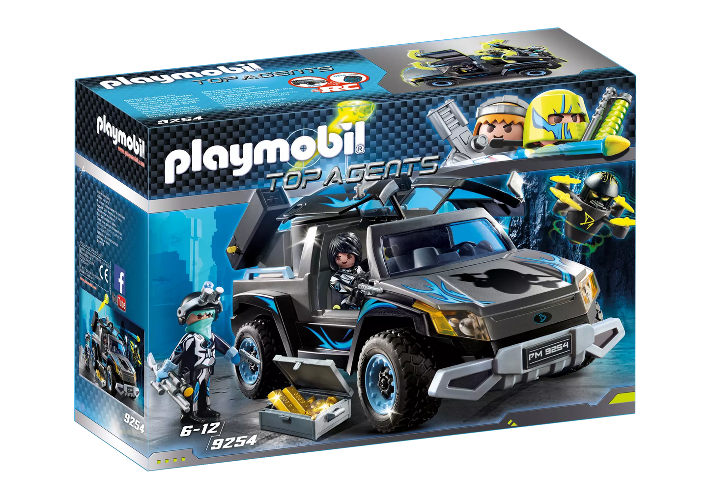 Playmobil 9254 Top Agents Dr. Drone Pick-up - plegobil