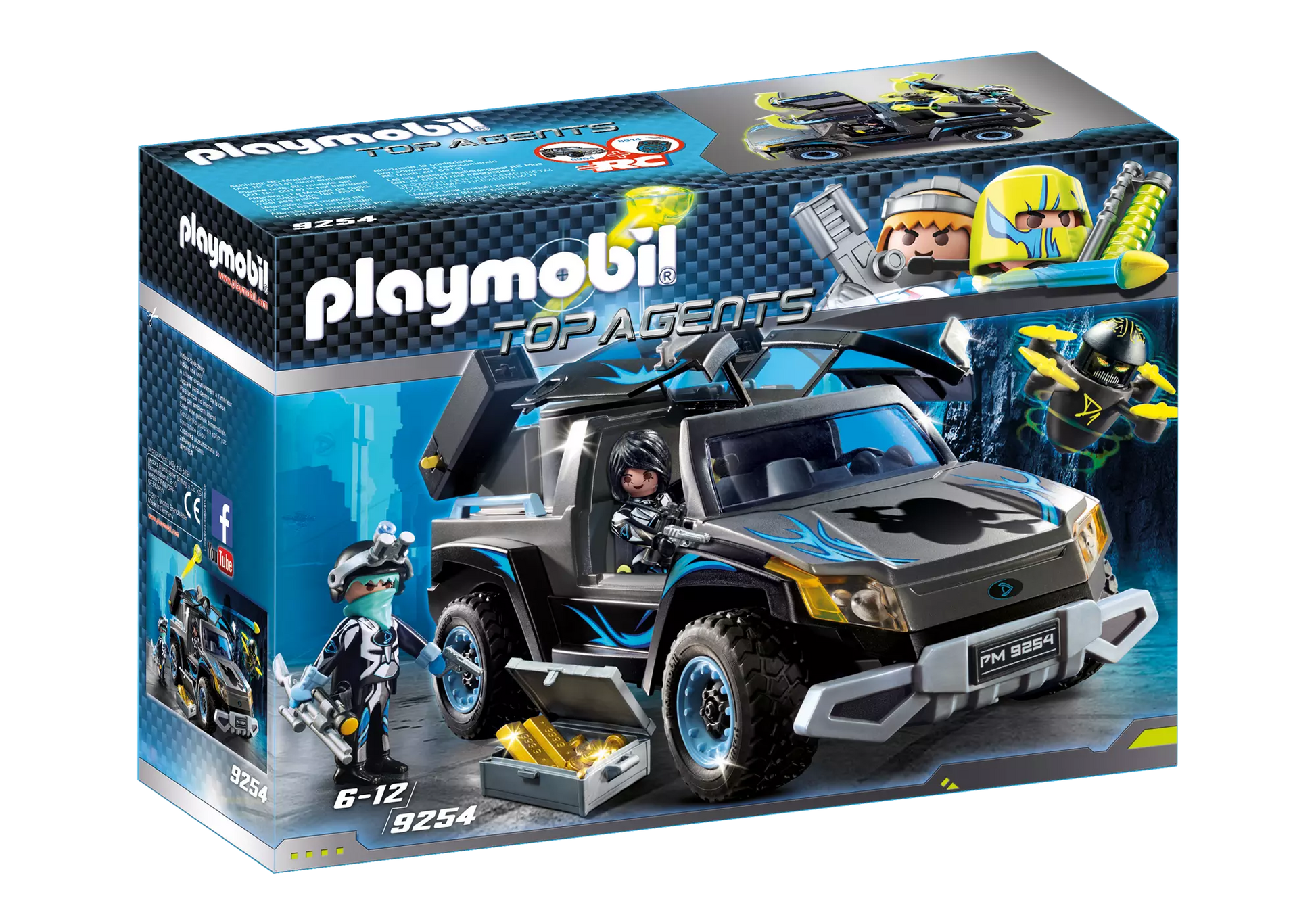 Playmobil 9254 Top Agents Dr. Drone Pick-up - plegobil