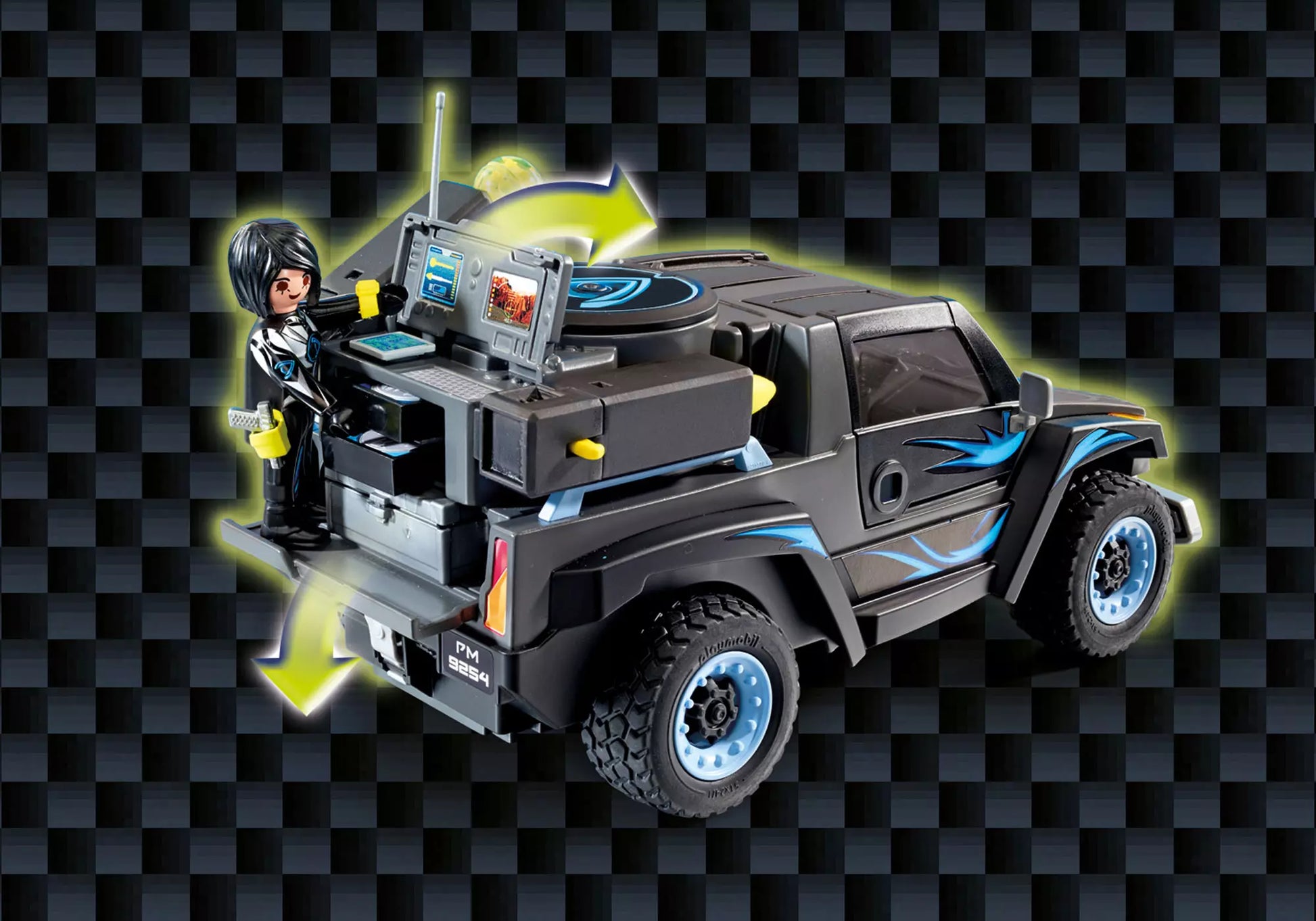 Playmobil 9254 Top Agents Dr. Drone Pick-up - plegobil