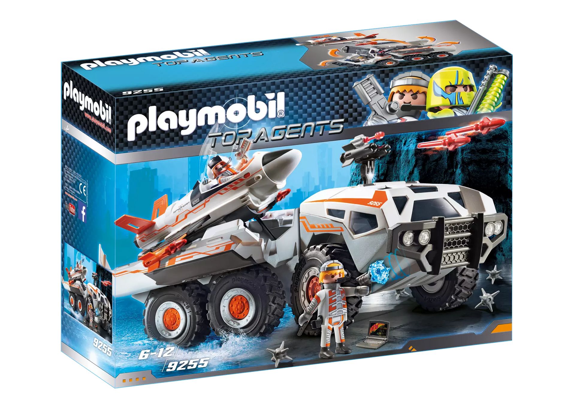 Playmobil 9255 Top Agents Spy Team Battle Truck - plegobil