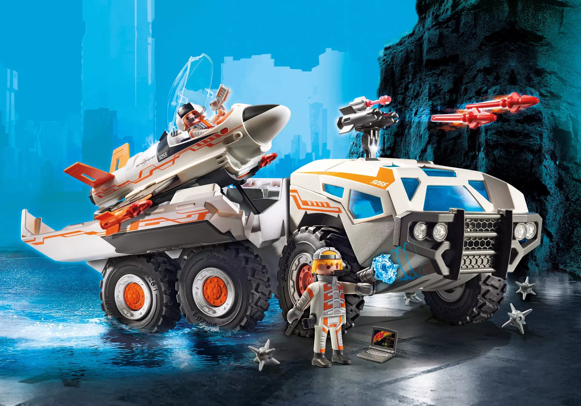 Playmobil 9255 Top Agents Spy Team Battle Truck - plegobil