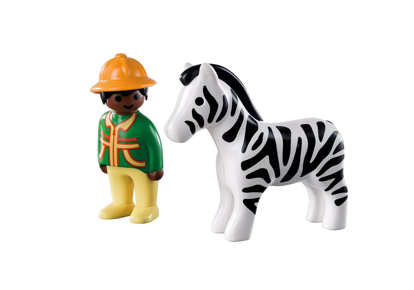 Playmobil 9257 1-2-3 Ranger mit Zebra - plegobil