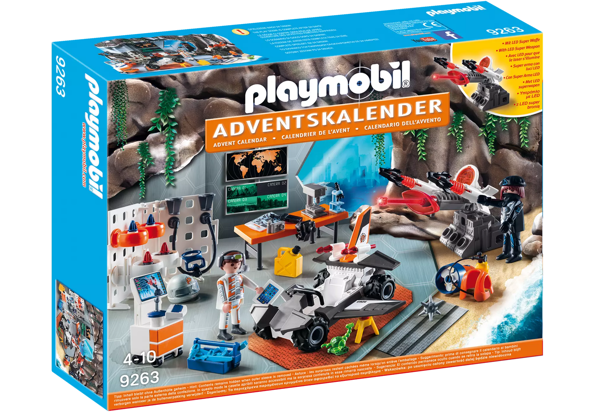 Playmobil 9263 Adventskalender Spy Team Werkstatt - plegobil