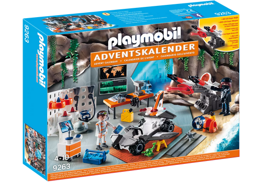 Playmobil 9263 Adventskalender Spy Team Werkstatt - plegobil