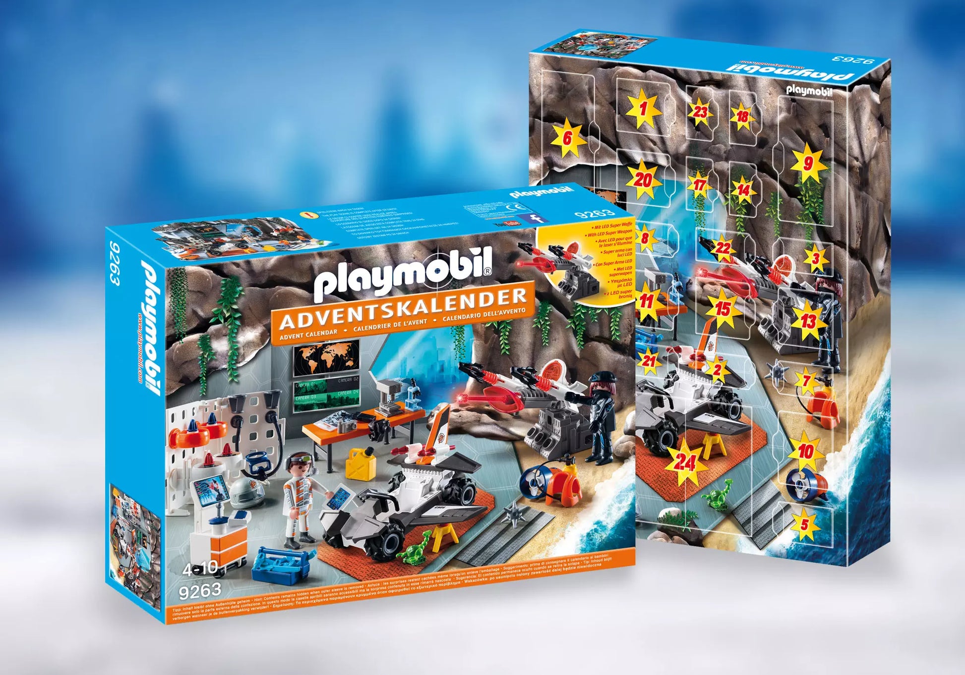 Playmobil 9263 Adventskalender Spy Team Werkstatt - plegobil