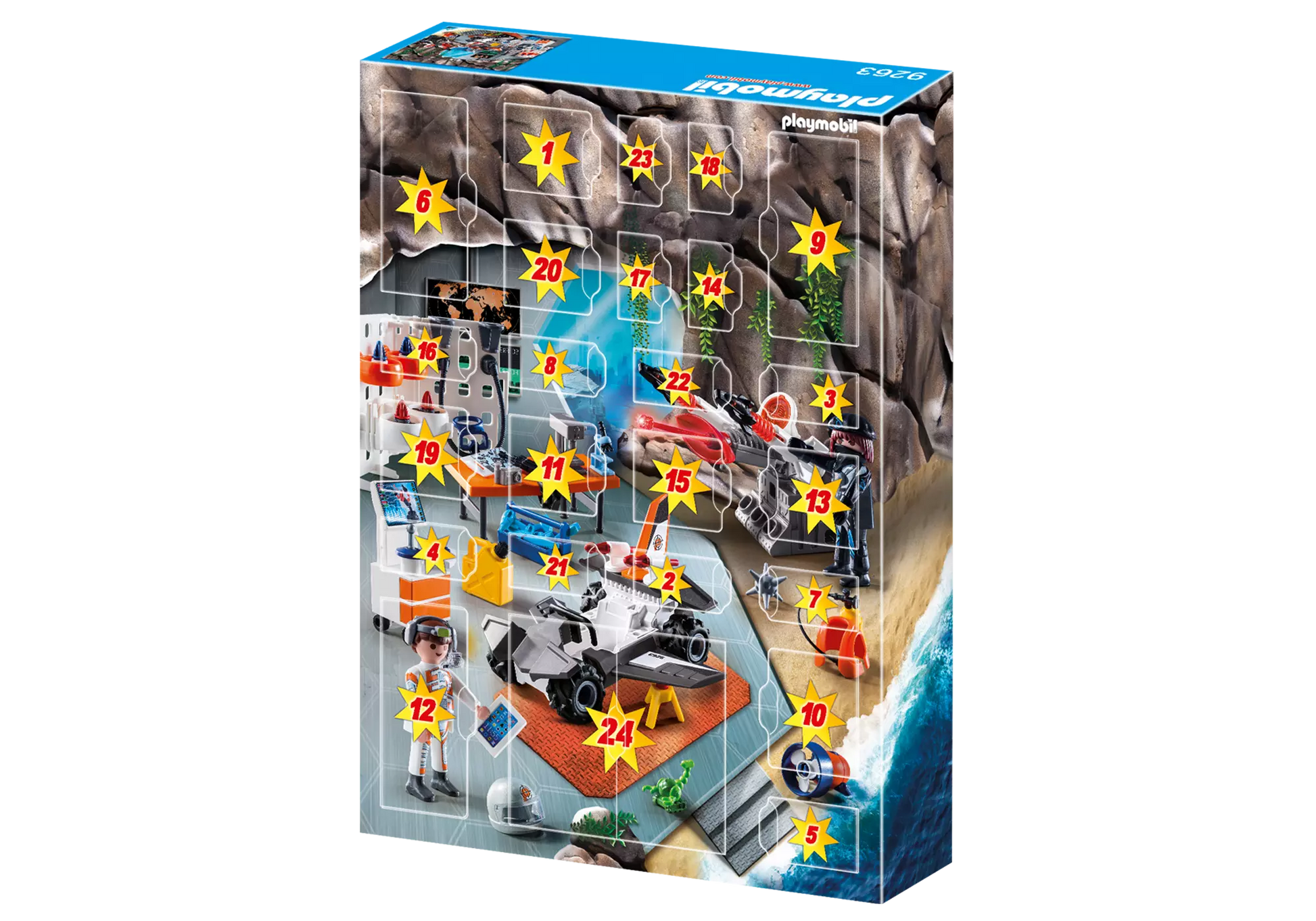Playmobil 9263 Adventskalender Spy Team Werkstatt - plegobil