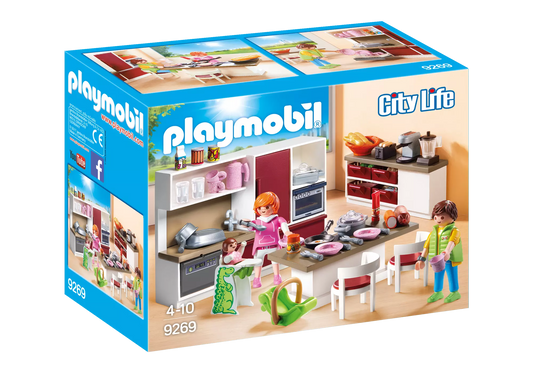 Playmobil 9269 City Life Große Familienküche - plegobil