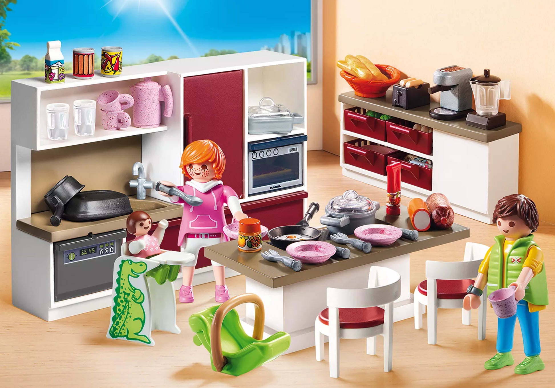 Playmobil 9269 City Life Große Familienküche - plegobil