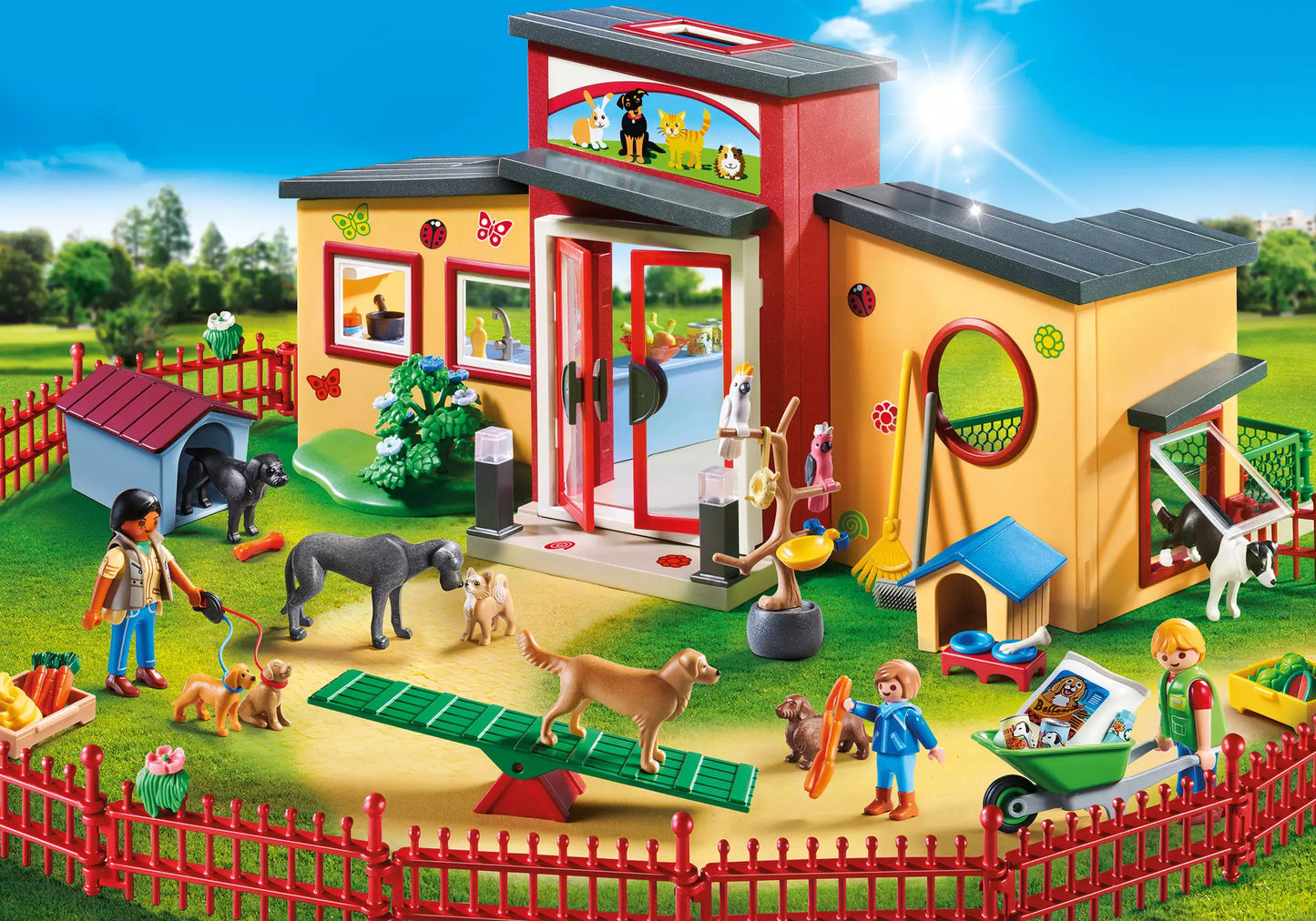 Playmobil 9275 City Life Tierhotel Pfötchen - plegobil