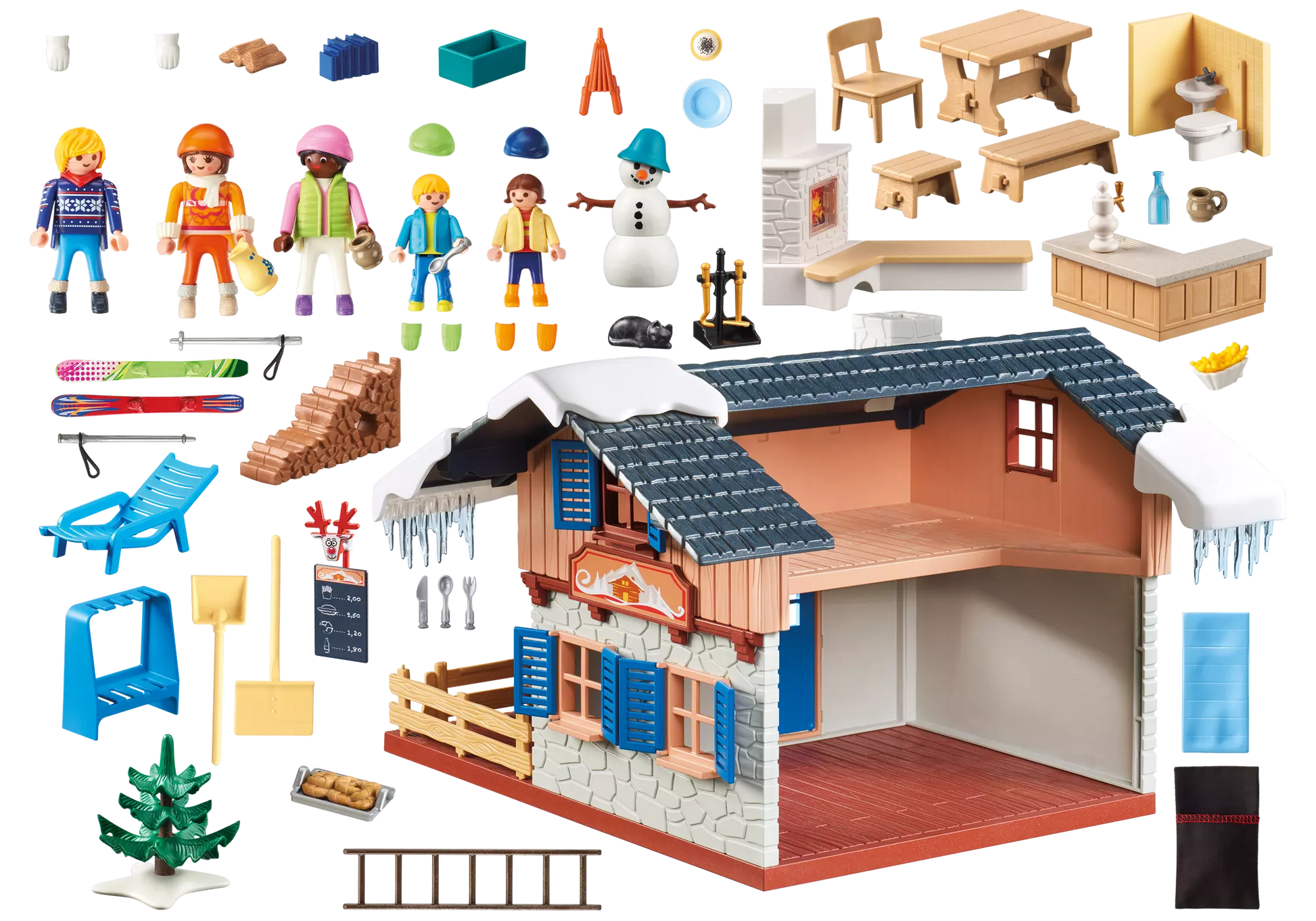 Playmobil 9280 Family Fun Skihütte - plegobil
