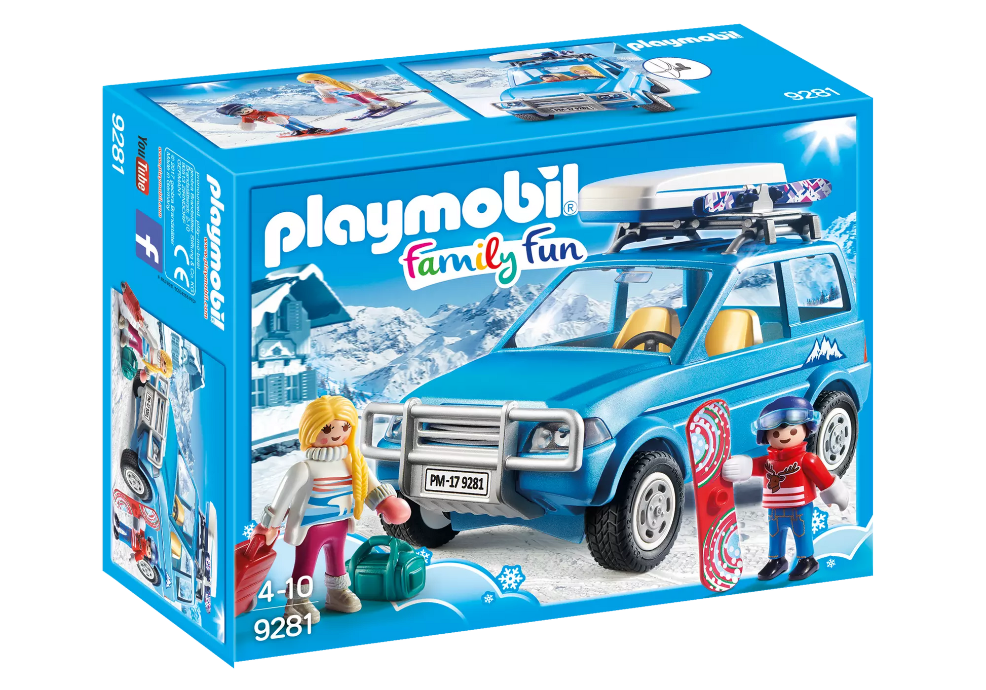 Playmobil 9281 Family Fun Auto mit Dachbox - plegobil