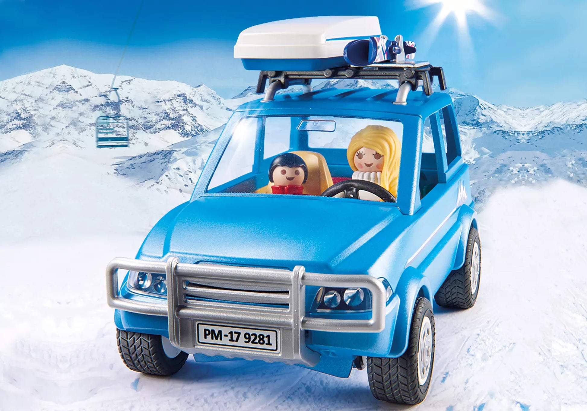 Playmobil 9281 Family Fun Auto mit Dachbox - plegobil