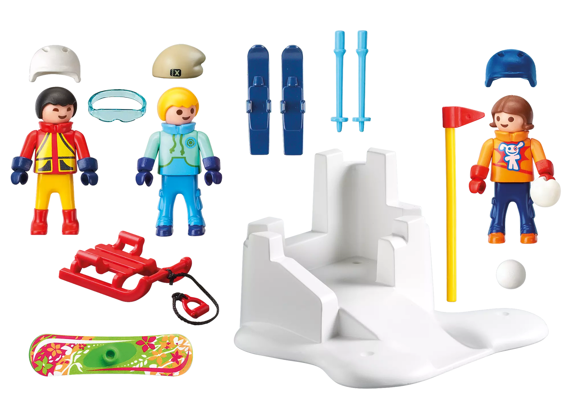 Playmobil 9283 Family Fun Schneeballschlacht - plegobil