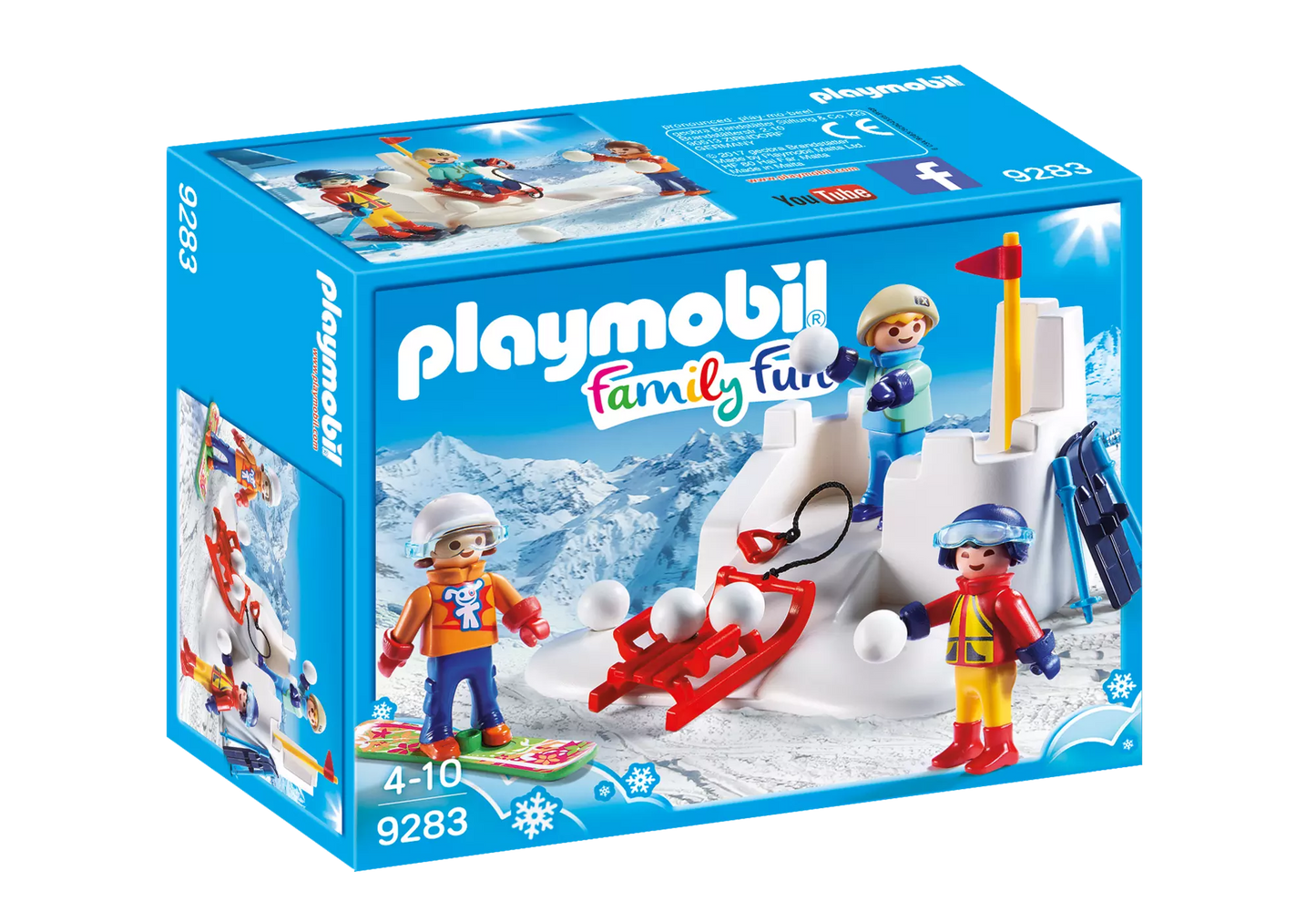 Playmobil 9283 Family Fun Schneeballschlacht - plegobil