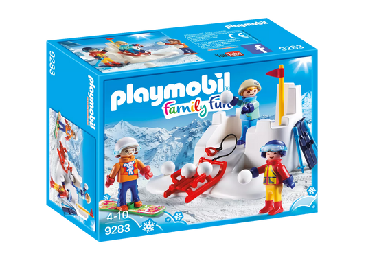Playmobil 9283 Family Fun Schneeballschlacht - plegobil
