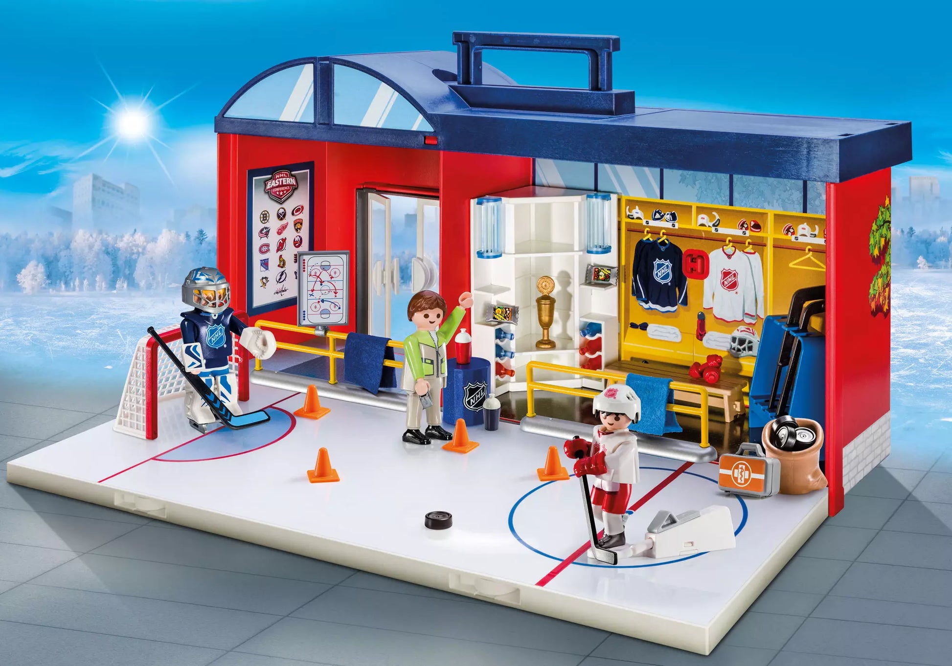 Playmobil 9293 NHL Mitnehm Eishockeyarena - plegobil