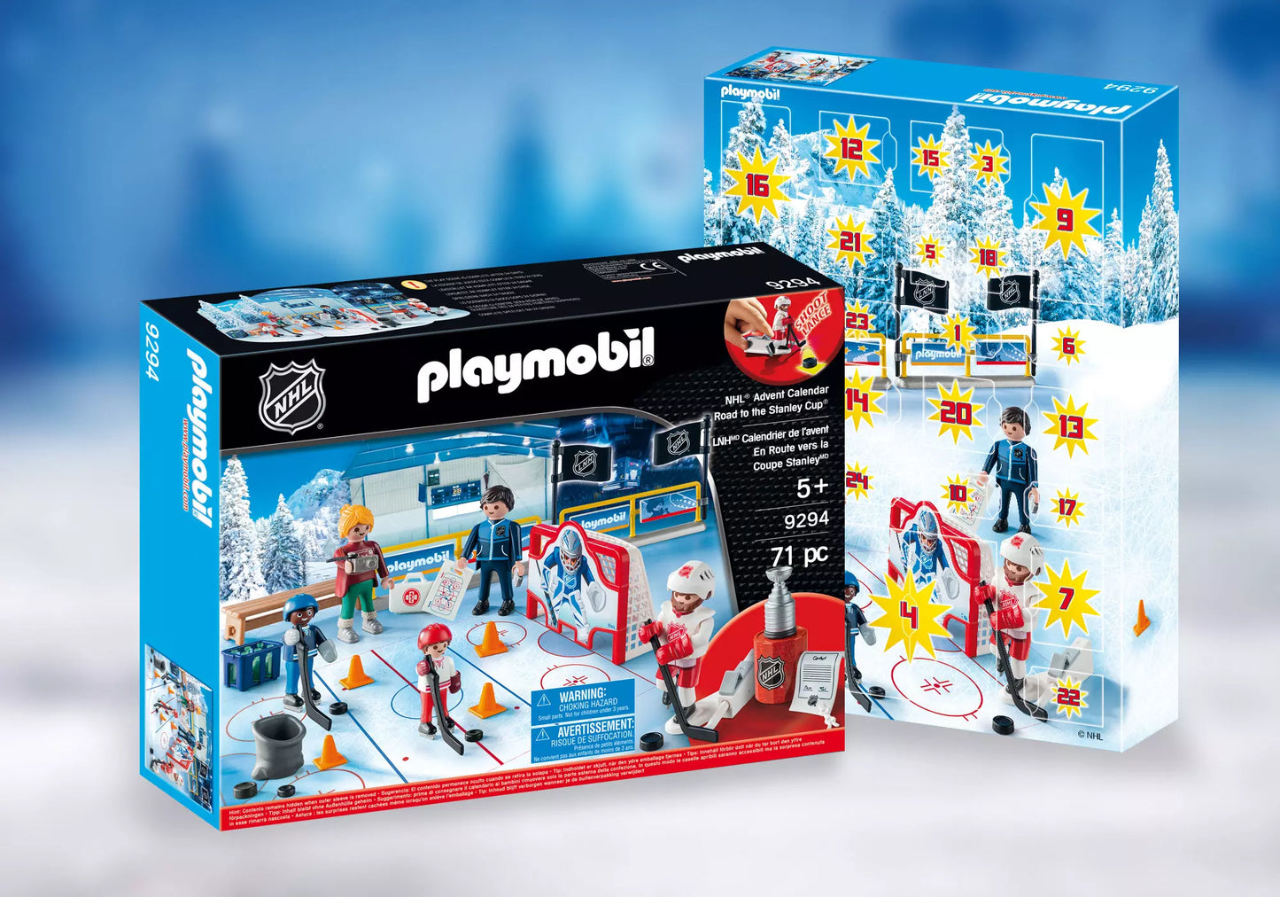 Playmobil 9294 NHL Adventskalender Weg zum Stanley Cup - plegobil