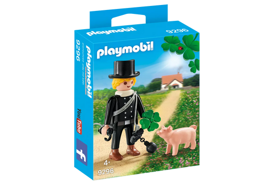 Playmobil 9296 Schornsteinfeger mit Glücksschweinchen - plegobil