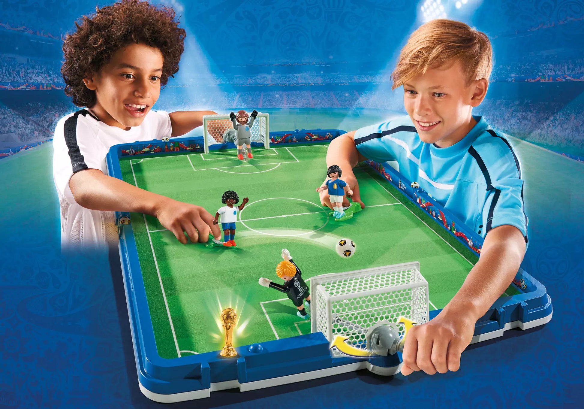 Playmobil 9298 Mitnehm FIFA Fußballarena - plegobil