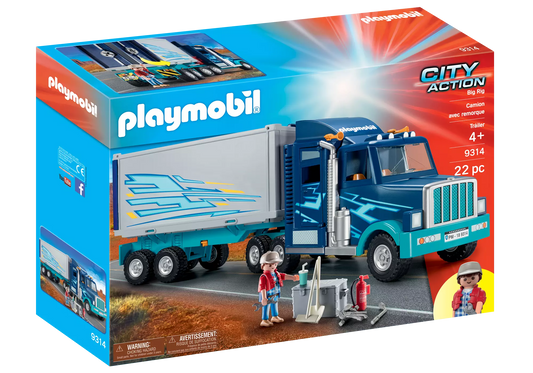 Playmobil 9314 City Action Amerikanischer Big Rig Truck - plegobil