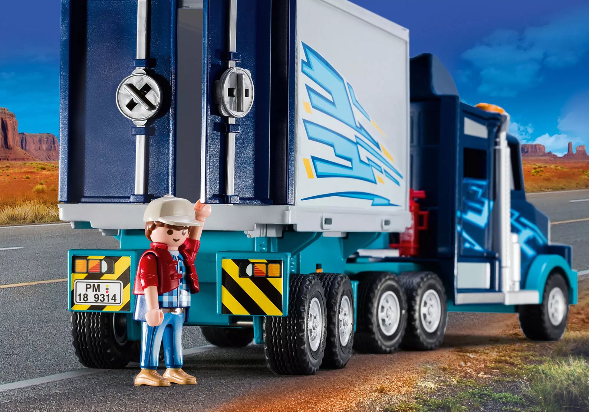 Playmobil 9314 City Action Amerikanischer Big Rig Truck - plegobil
