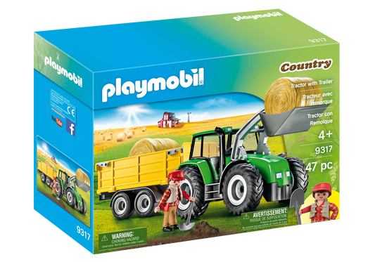 Playmobil 9317 Country Traktor mit Anhänger - plegobil