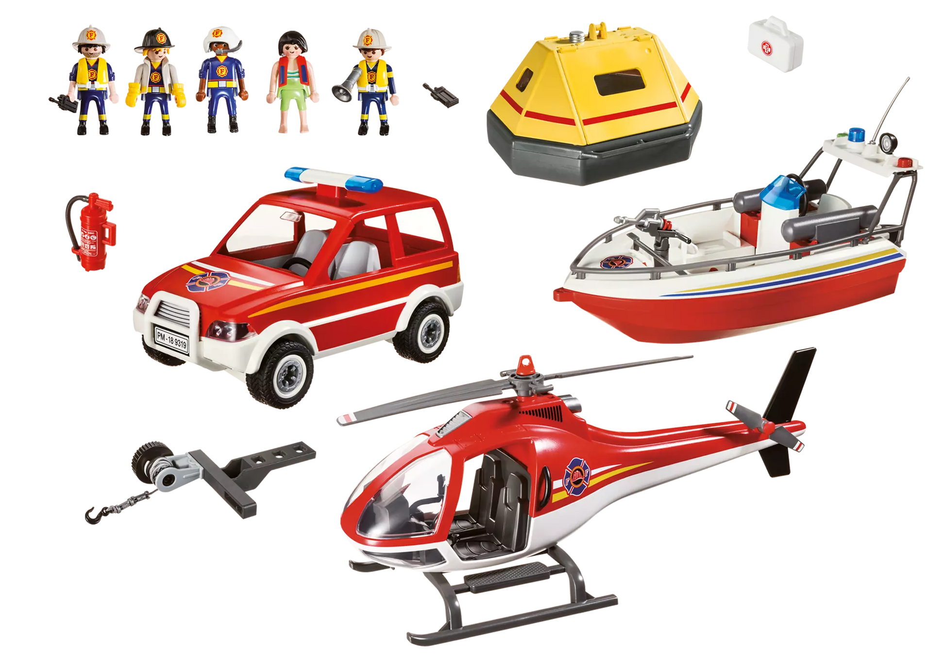 Playmobil 9319 City Action Feuerrettungsmission - plegobil
