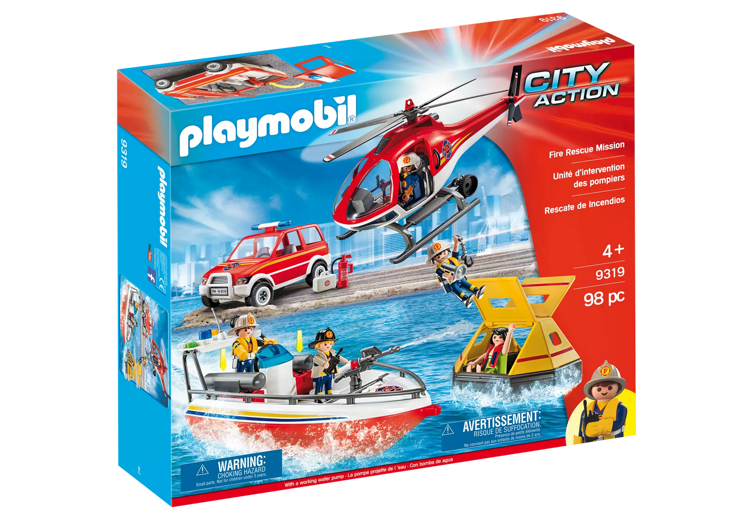 Playmobil 9319 City Action Feuerrettungsmission - plegobil