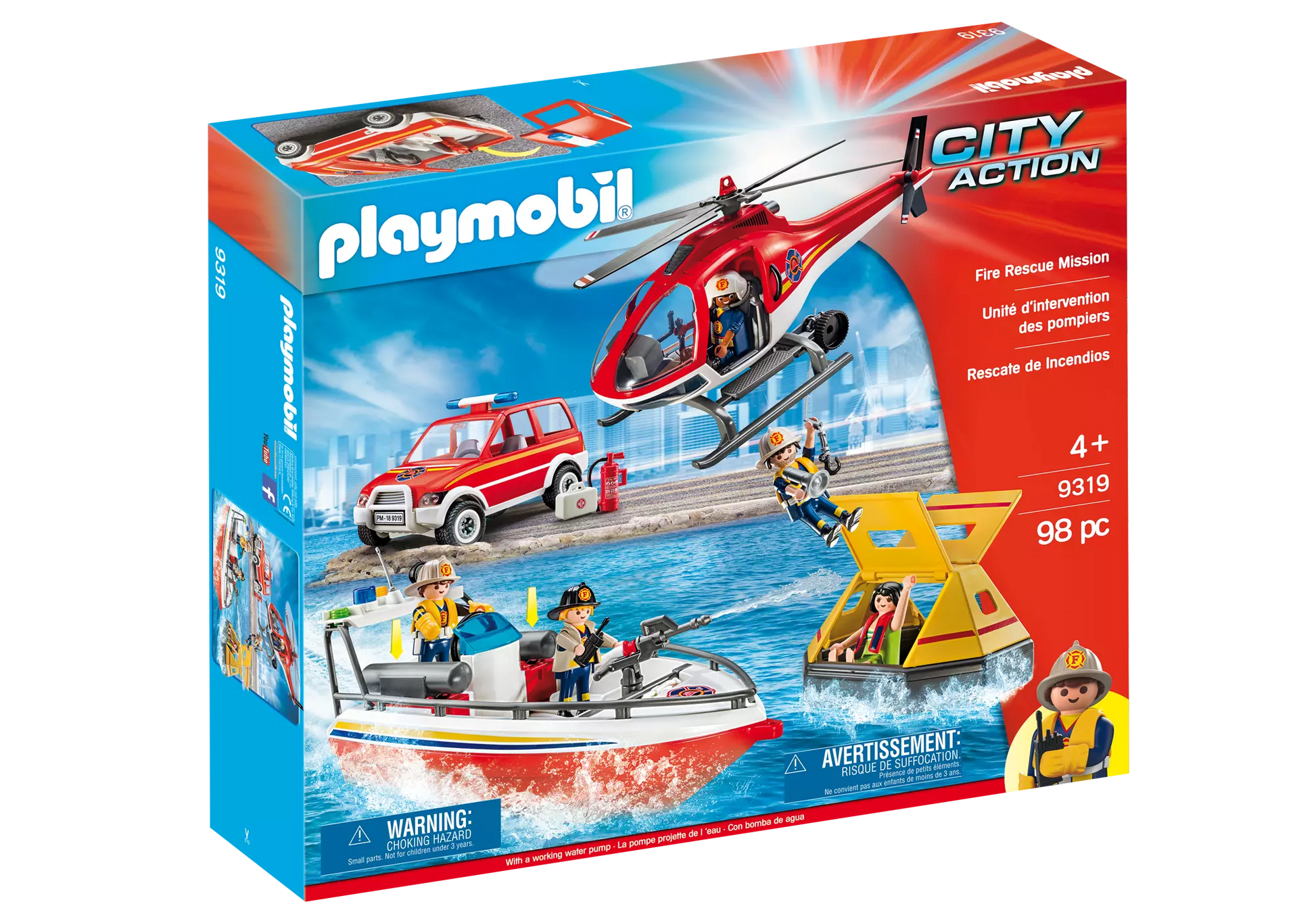 Playmobil 9319 City Action Feuerrettungsmission - plegobil