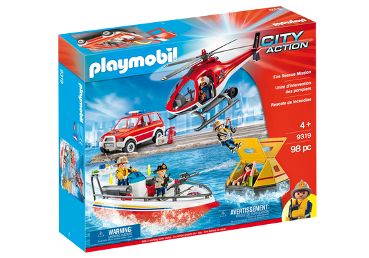 Playmobil 9319 City Action Feuerrettungsmission - plegobil