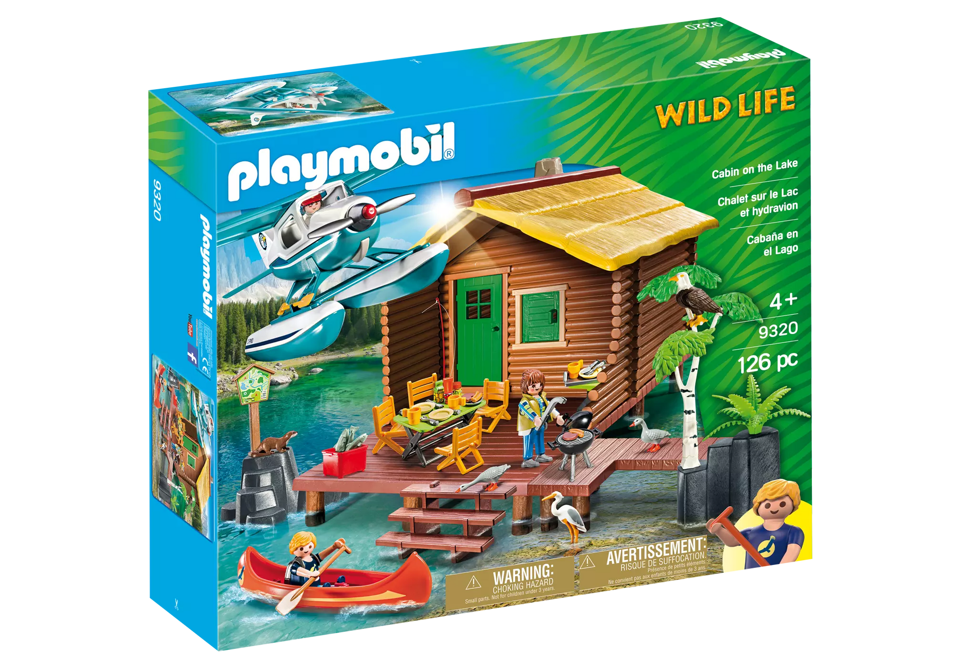 Playmobil 9320 Wild Life Abenteuerurlaub an der Seehütte - plegobil