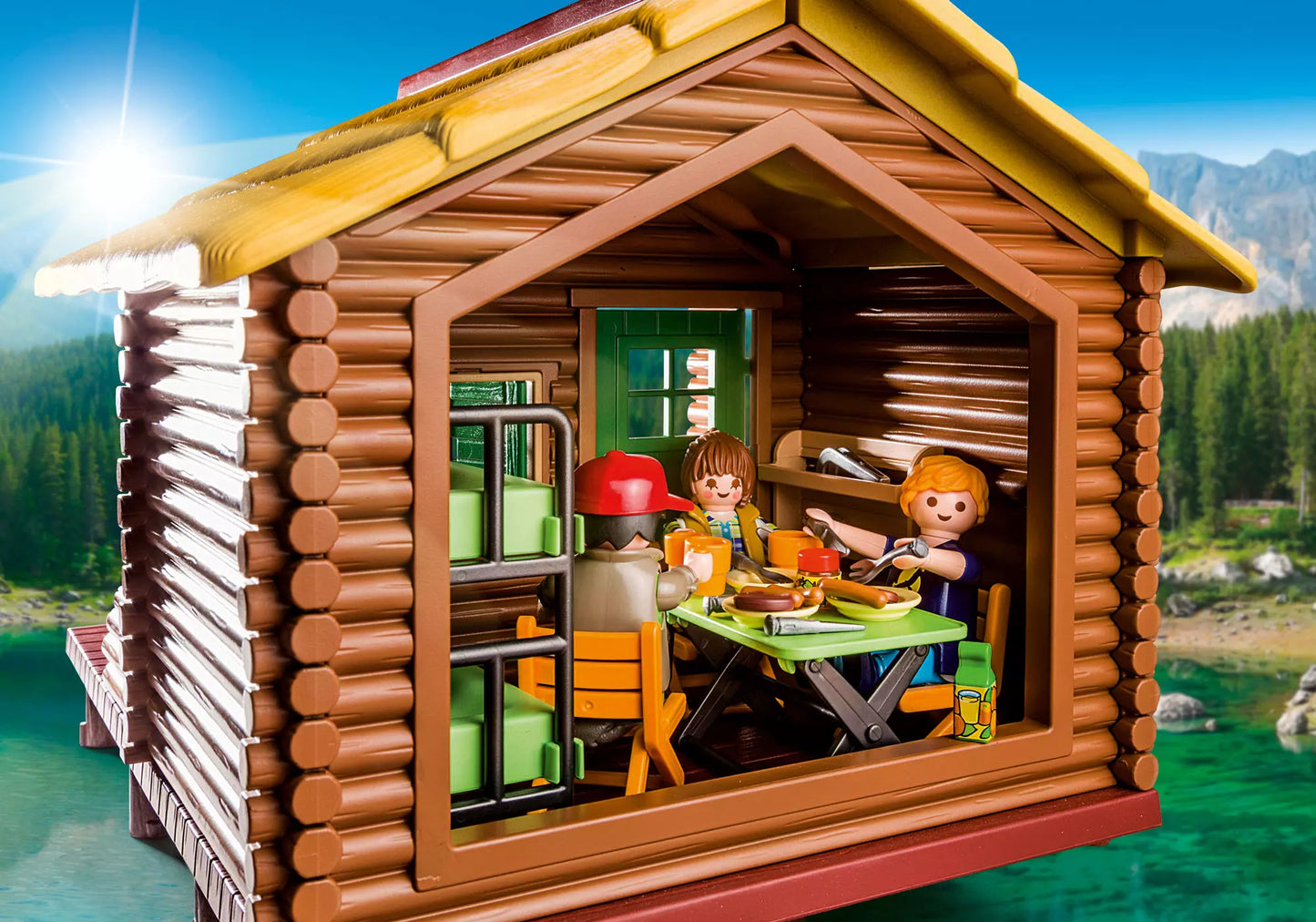 Playmobil 9320 Wild Life Abenteuerurlaub an der Seehütte - plegobil