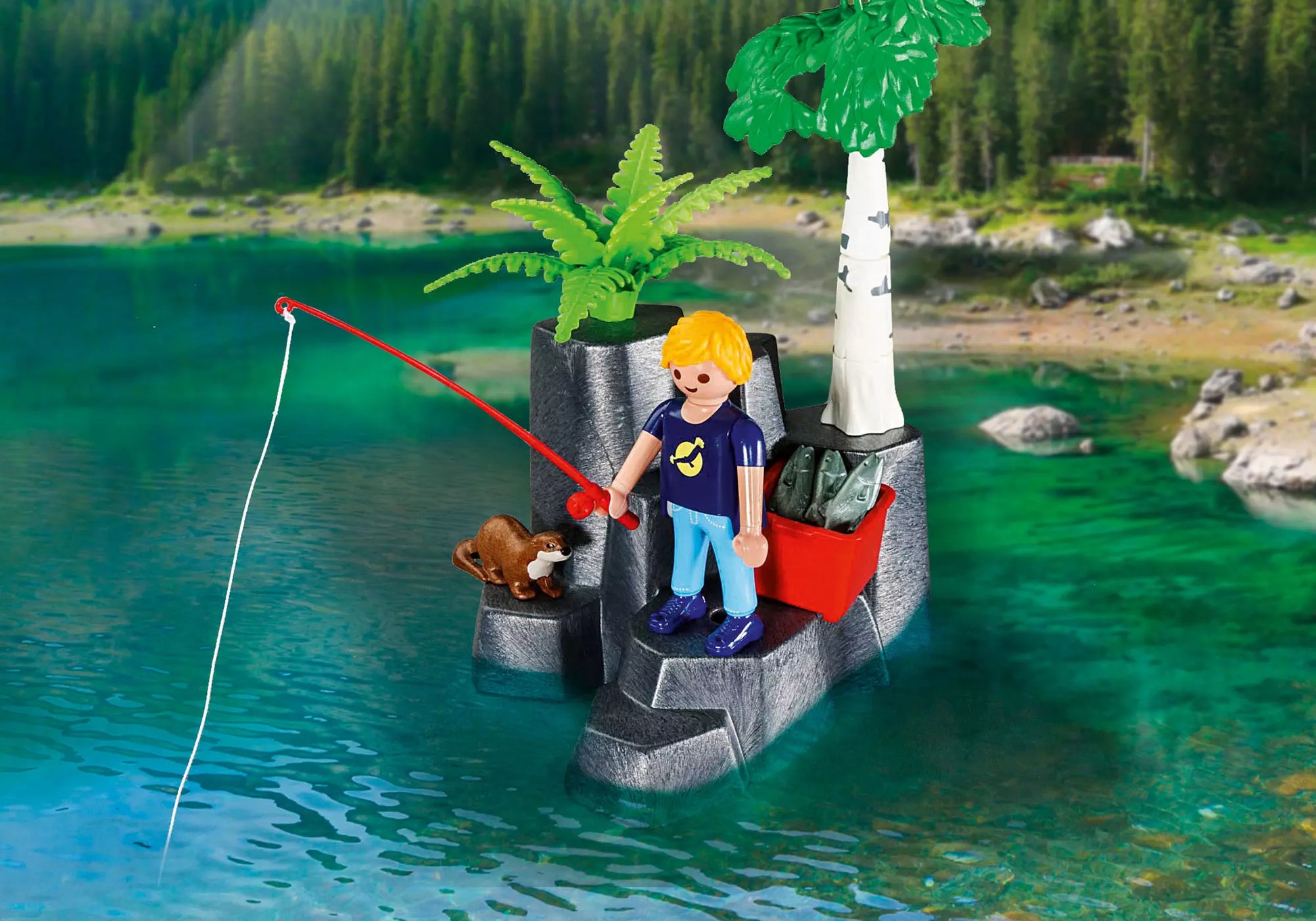Playmobil 9320 Wild Life Abenteuerurlaub an der Seehütte - plegobil