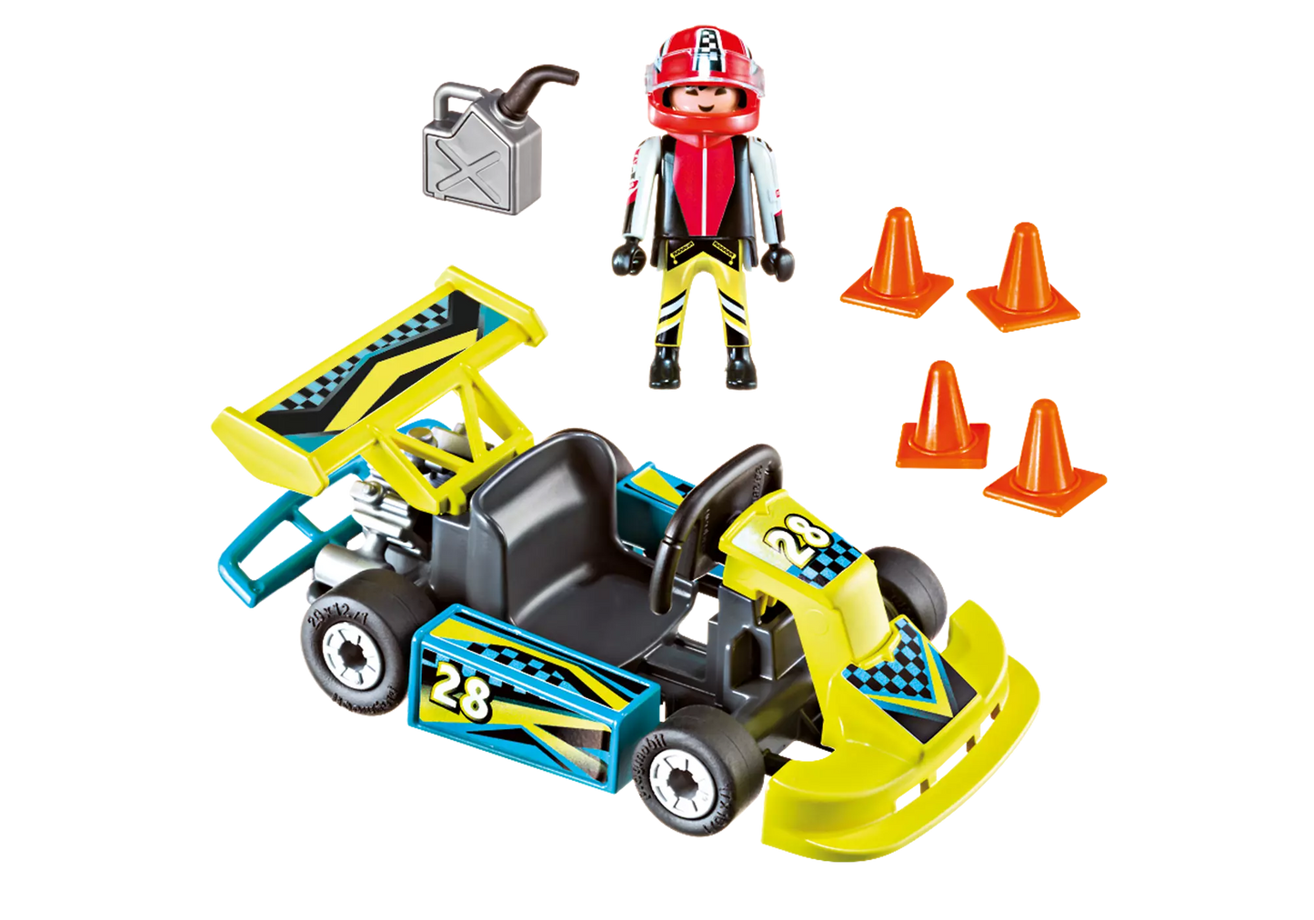 Playmobil 9322 Action Carry Case Go-Kart Racer - plegobil