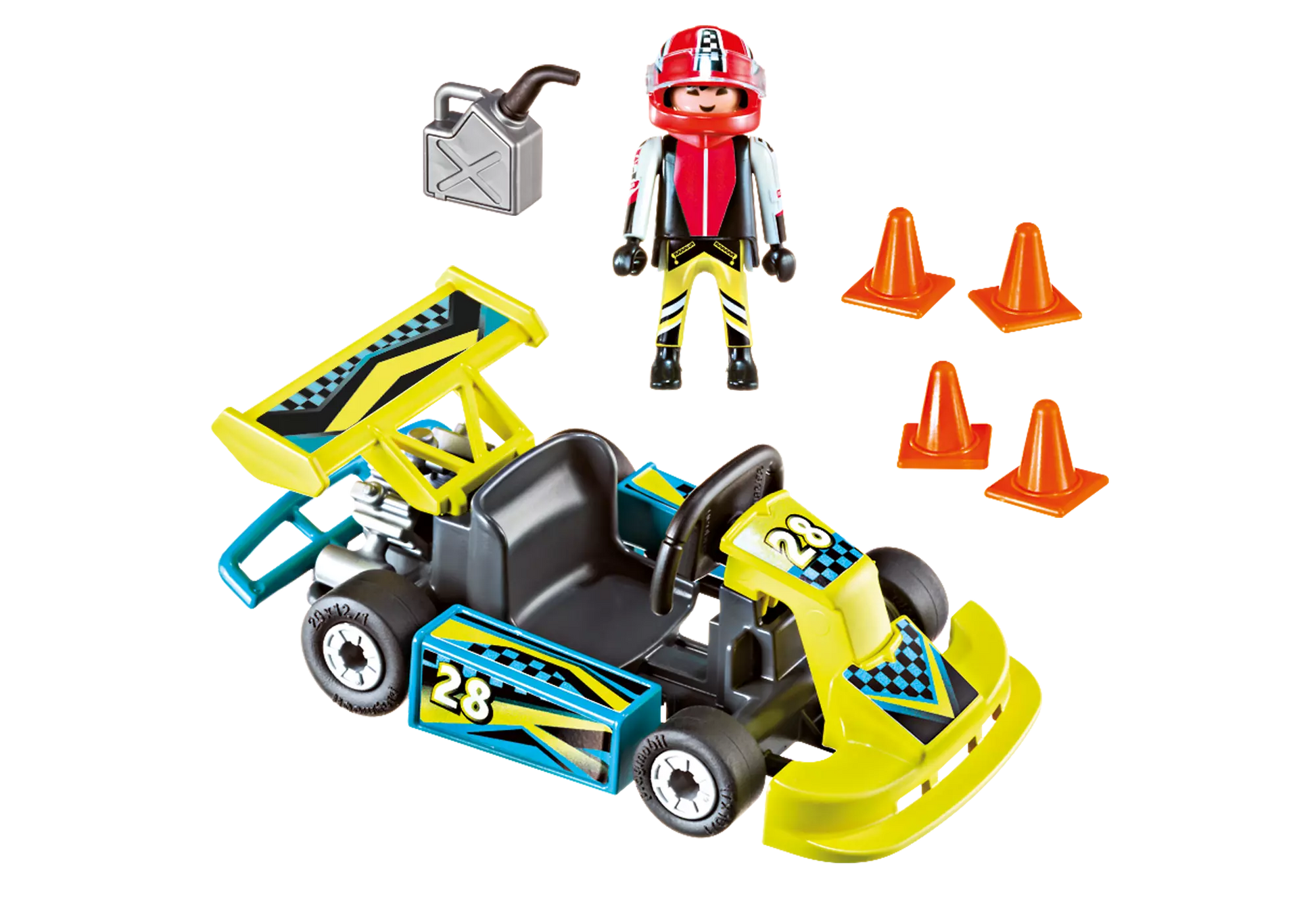 Playmobil 9322 Action Carry Case Go-Kart Racer - plegobil