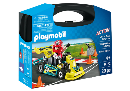 Playmobil 9322 Action Carry Case Go-Kart Racer - plegobil