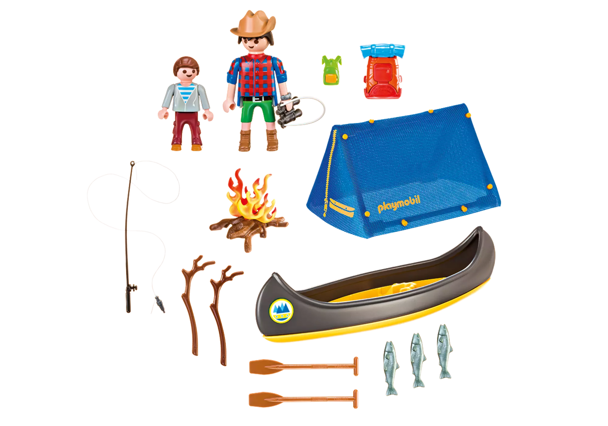 Playmobil 9323 Family Fun Carry Case Camping Adventure - plegobil